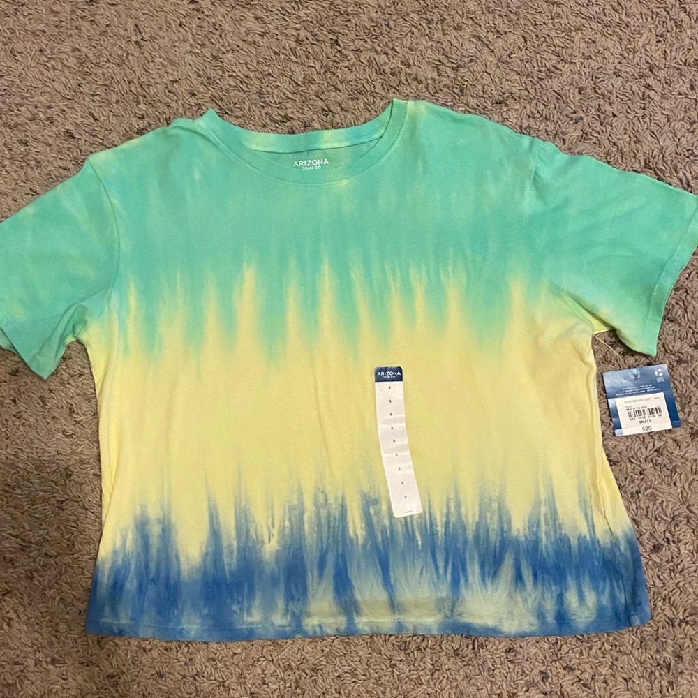 Women’s tie dye crop top